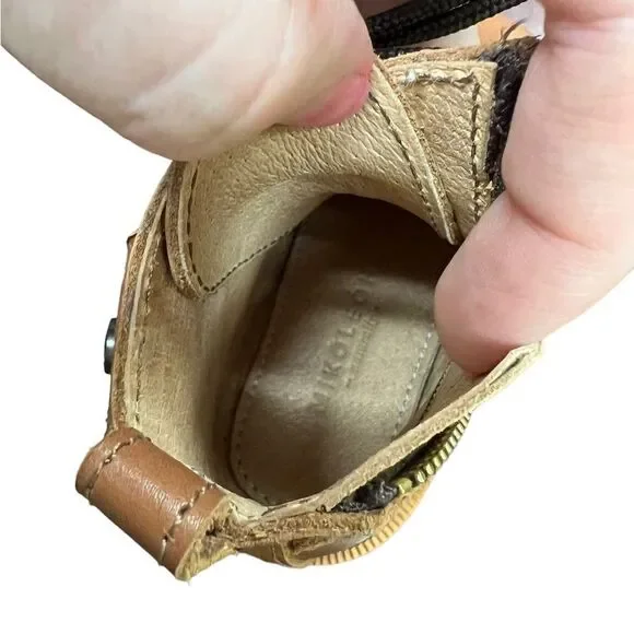 Mikoleon Heirloom Classic Boots Brown [Children Leather Boots] size 20 - Picture 7 of 11